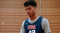 Top-10 sophomore Jalen Haralson discusses recruitment, game